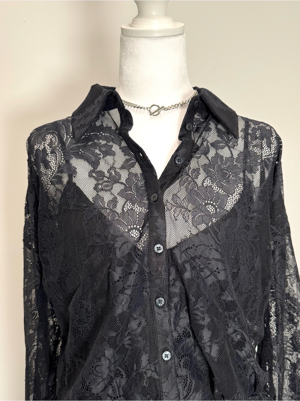 Anthropologie Glam Fringe Lace Twofer Mini Party Dress NWT LBD XL Romantic - Picture 7 of 9